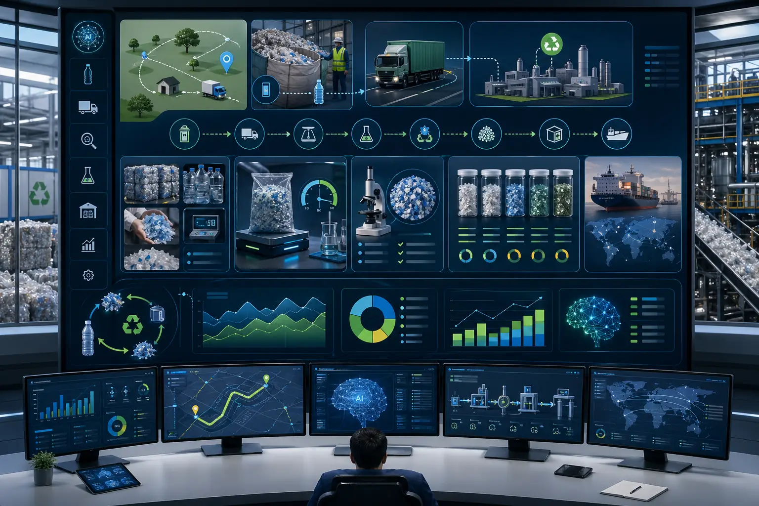 Generated traceability dashboard visual